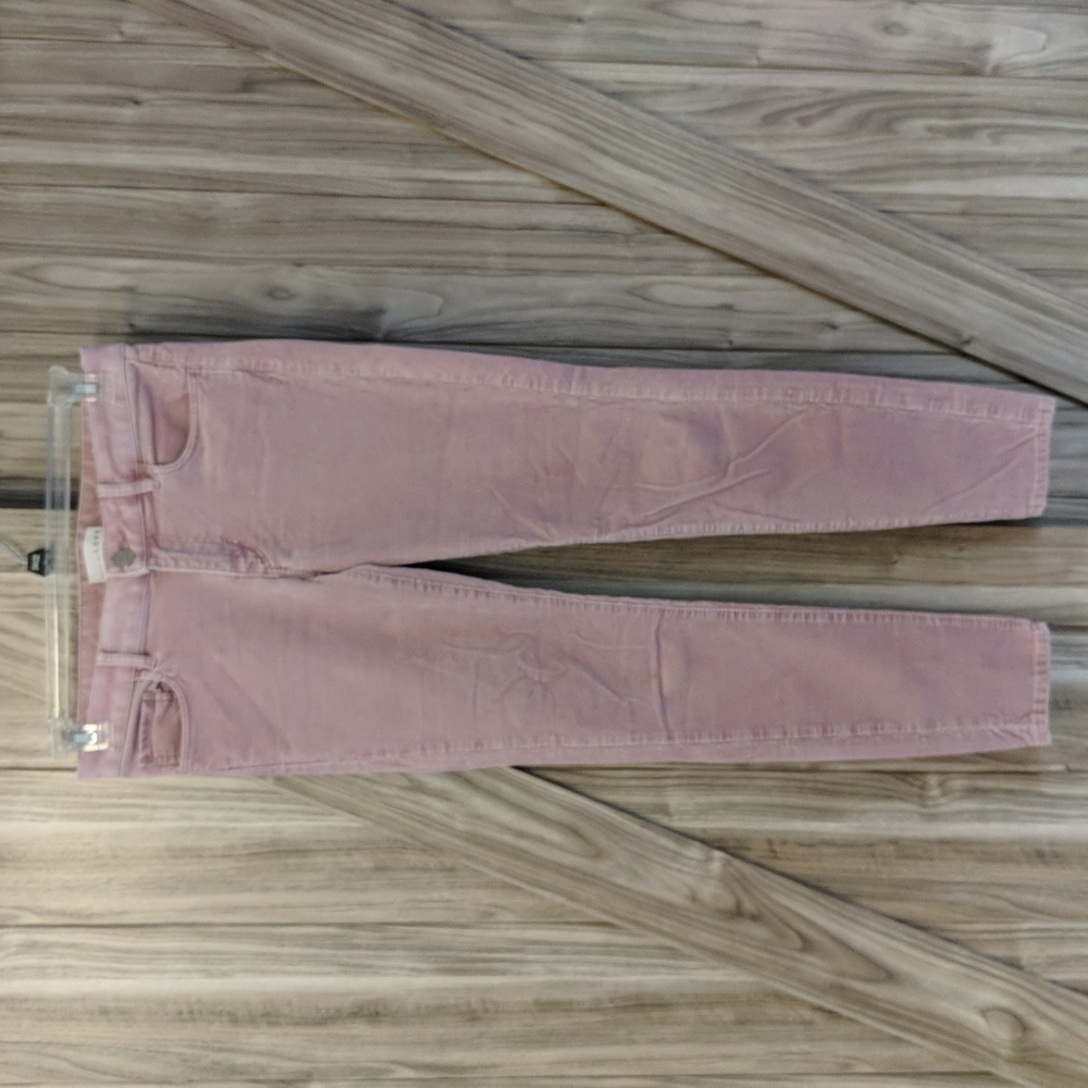Loft Curvy Skinny Women's Corduroy Pants Size 0 -Pink